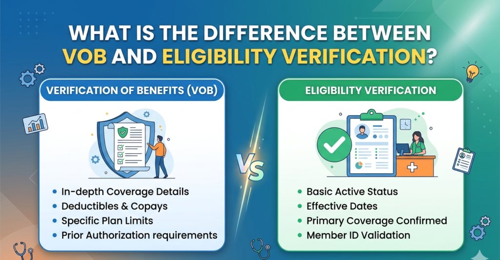 What Is the Difference Between VOB and Eligibility Verification?